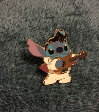 Disney Pin Stitch As Elvis Playing Guitar Ukelele 2003 Pin