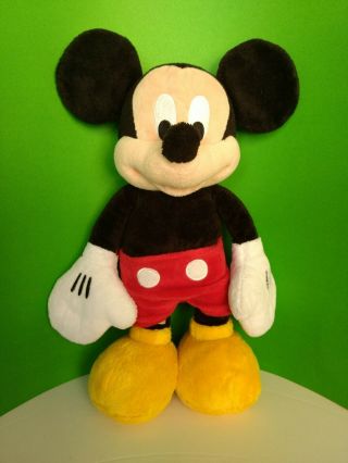 Walt Disney Mickey Mouse Plush Stuffed Toy Disney Store Authentic 11 "