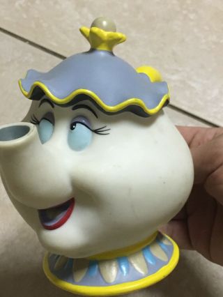 Walt Disney Mrs Potts Coin Piggy Bank Beauty And The Beast Teapot Tea Pot