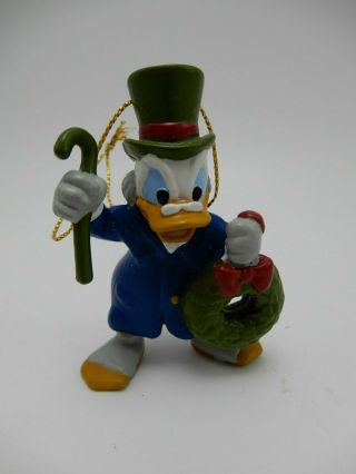 Donald Duck Scrooge Holiday Ornament 1992 Disney Avon