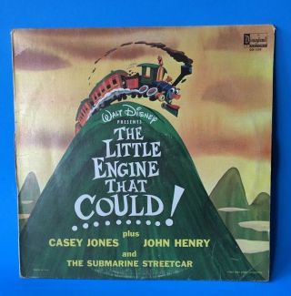 1964 Walt Disney The Little Engine That Could Dq - 1259 Record Lp