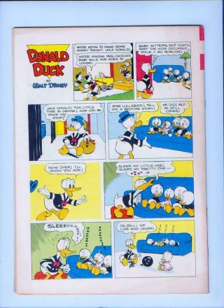 1949 WALT DISNEY ' S THE BEST OF DONALD DUCK NO.  1 COMIC BOOK - GOLD KEY COMICS 2