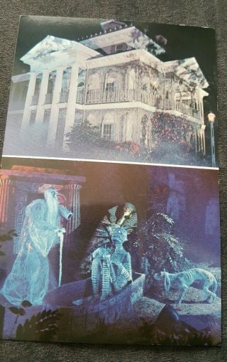 Vintage Haunted Mansion Postcard Orleans Square Disneyland