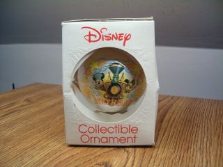 Schmid Christmas Disney 1988 Ornament 60th Birthday Mickey & Minnie Mouse