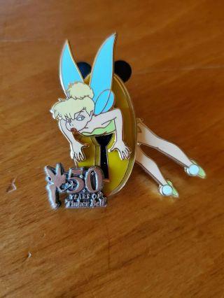 Disney Wdw - 50 Years Of Tinker Bell Series Pin 8 (august) Movement