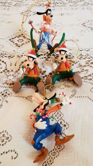 Disney Mickey Mouse And Friends Christmas Ornament Set Goofy
