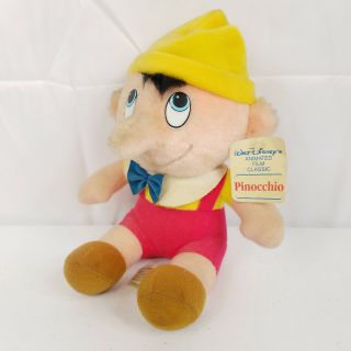 Vtg Disney Pinocchio 7 " Stuffed Animal Plush Toy