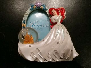 Disney The Little Mermaid Ariel Snow Globe Picture Frame