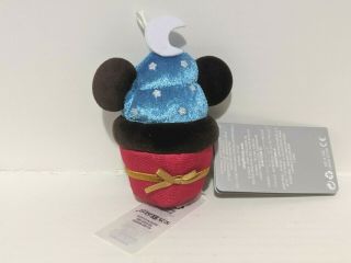 Disney Cupcake Micro Plush Ornament Sorcerer Mickey Mouse Fantasia With Tags