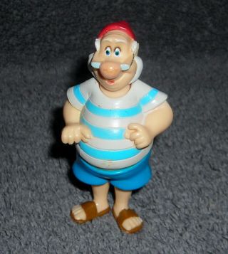 Disney Peter Pan Captain Hook Mr.  Smee 3 " Toy Figure Cake Topper
