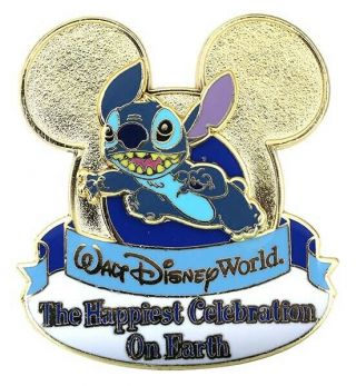 2005 Disney Happiest Celebration On Earth Stitch Pin