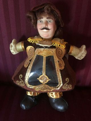 Cogsworth Plush From The Beauty And The Beast The Broadway Musical