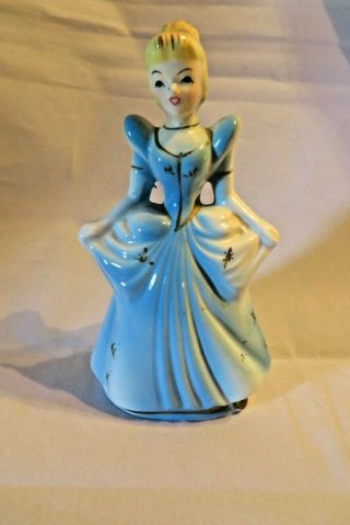 Vintage 1960 Disney Cinderella Ceramic Figure Wales Made In Japan
