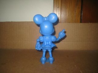 Vintage 1960 ' s Louis Marx Walt Disney Prod.  MINNIE MOUSE Hard Plastic Figurine 3