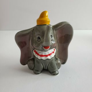 Vintage Walt Disney Productions Dumbo Figurine Porcelain Elephant Ceramic Japan