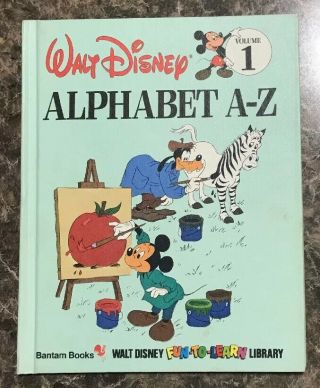 Walt Disney Fun To Learn Library Volume 1 Alphabet A - Z
