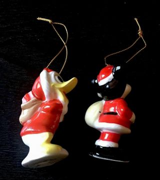 VINTAGE JAPAN WALT DISNEY PRODUCTIONS Mickey Mouse And Donald Duck ORNAMENTS 3