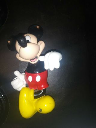 Rare - Mickey Mouse Disney Ceramic Desktop Pencil Pen Holder Figurine Promo