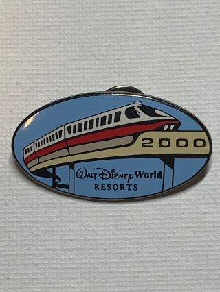 Walt Disney World 2000 Resorts Monorail Red Rare Millenium Pin Trading Pin