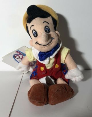 The Disney Store Pinocchio Plush Doll With Tags