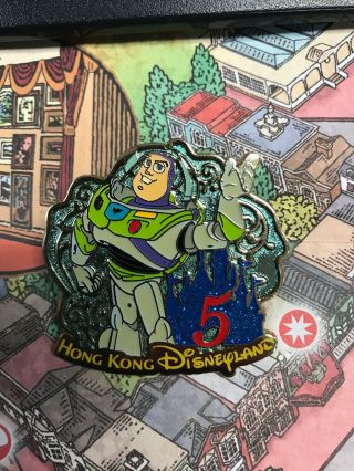 Hong Kong Disneyland 5th Anniversary Mystery Buzz Lightyear Pin Toy Story 2011