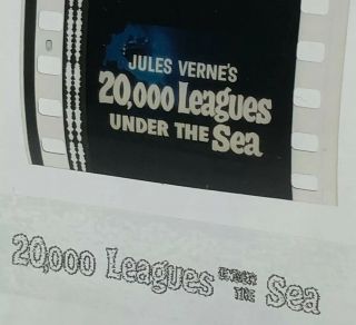 Disney Authentic 20,  000 Leagues Under The Sea Film 5 - Cells Fighting Giant Squid