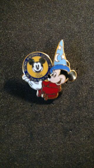 1994 Disneyana Convention Sorcerer Mickey Logo Pin