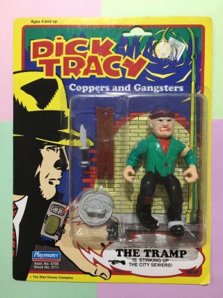 Steve The Tramp Action Figure Moc Dick Tracy Character Walt Disney Co.  Playmates