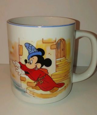Disney World - Disneyland - Disney Japan " Mickey Mouse Wizard " Coffee Mug Cup
