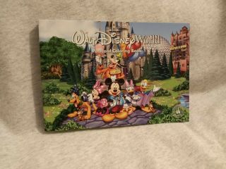 Walt Disney World Attractions & Characters Postcard Coloring Book Parks Vacation