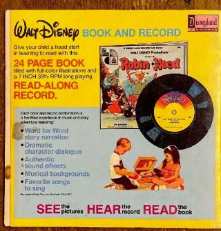 Walt Disney 24 Page Read Along Book and Record The Jungle Book 1967 319 3
