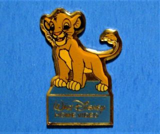 Walt Disney Home Video - Simba - The Lion King Movie - Vintage Lapel Pin