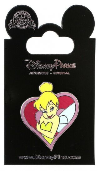 2010 Disney Tinker Bell In Heart Pin With Packing Only
