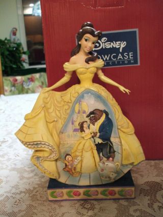 Disney Traditions " Moonlit Enchantment " Belle Figurine Designed By Jim Shore