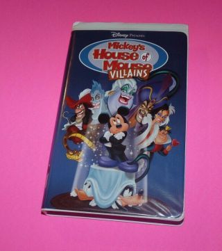 Disney Mickey Mouse House Of Villains Vhs