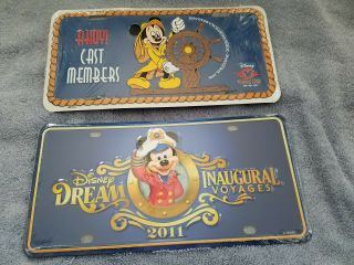 Disney Cruise Line Licence Plates In Plastic