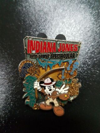 Disney Pin Wdw Indiana Jones Epic Stunt Spectacular Indiana Mickey Retired
