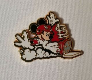 Mlb St.  Louis Cardinals Mickey Collectible Disney Trading Pin.  Mickey Mouse