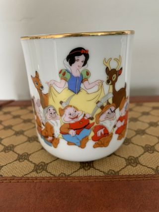 Vintage Walt Disney Snow White And The Seven Dwarfs Cup Japan