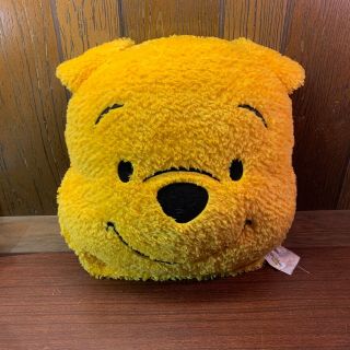 Winnie The Pooh Face Pillow With Pajama Pouch From Walt Disney World Soft Comfy