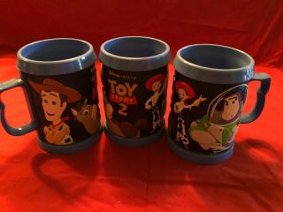 Disney Toy Story - Buzz Lightyear,  Woody,  Jessie,  Bullseye Plastic 3d Mug Pixar
