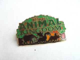 Vintage Disney Animal Kingdom Species Of Theme Park Opening 1998 Pin Pinback