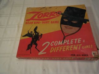 Zorro Bean Bag Dart Game.  From Walt Disney And American Toys.  1950 