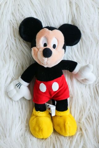 Walt Disney World Mickey Mouse 11 " Bean Bag Plush
