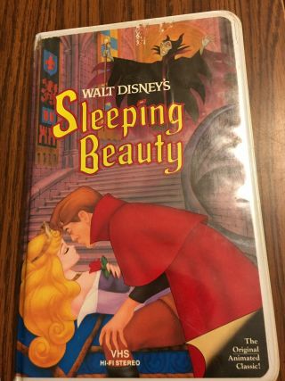 Walt Disney 1986 Vhs Movie Sleeping Beauty Black Diamond The Classics