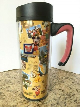 Walt Disney World Parks Mickey Mouse Insulated Coffee Drink Travel Mug