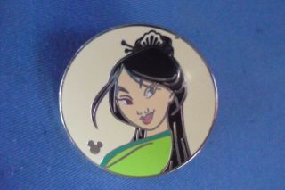 Mulan Disney Pin Princess Round Hidden Mickey 2019 Authentic