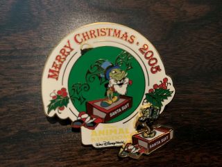 Disney Merry Christmas Jiminy Cricket Santa Suit Matchbox Pinocchio Le Pin Large