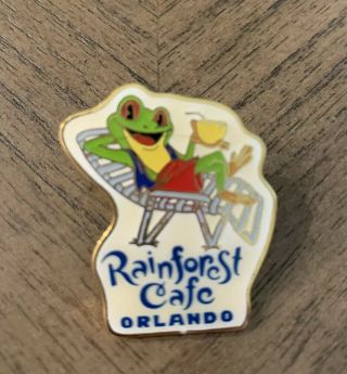 Downtown Disney Springs Rainforest Cafe Orlando Cha Cha Logo Pin Cond