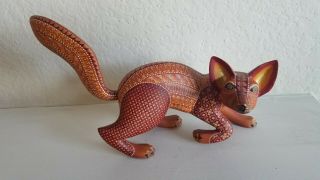 Alebrijes Oaxaca Carving Nestor And Leticia Melchor Exquisite Fox With